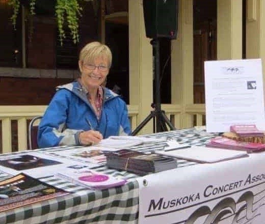 Diane Harrop, President of Muskoka Concert Association
